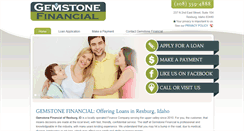 Desktop Screenshot of gemstoneloans.com