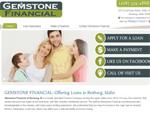 Tablet Screenshot of gemstoneloans.com